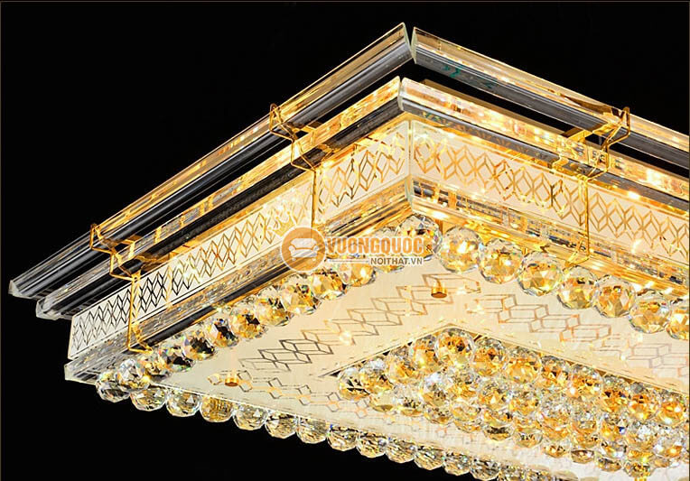 Đèn ốp trần nhập khẩu mạ vàng sang trọng CM254-6